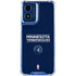 NBA Minnesota Timberwolves Standard - Navy Blue Moto G 5G (2024) Clear Case